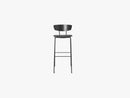 Herman Bar Chair High, Black/Dark Grey