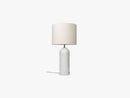 Gravity Floor Lamp - XL Low - White Marble base, Canvas