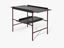 Kanso Tray Table, Black Ash/ Fig Purple