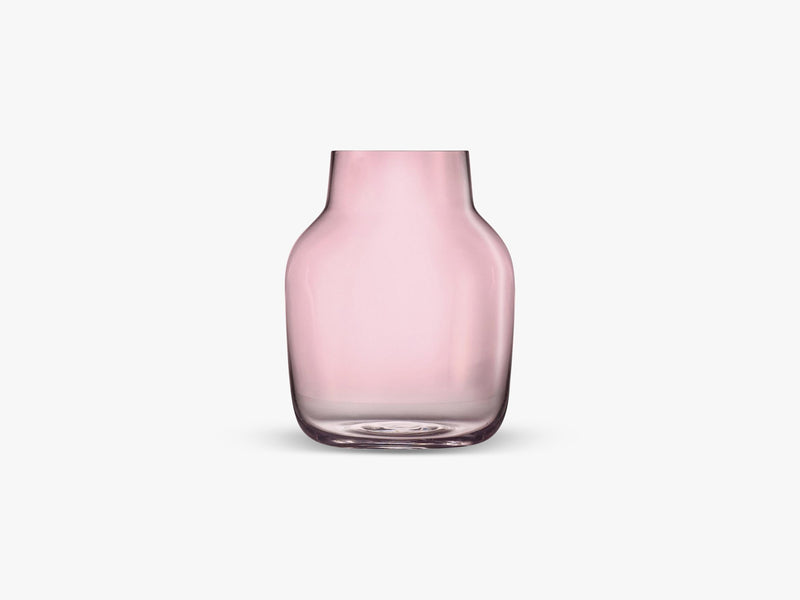 Silent Vase / Large, Ø 15 - Rose