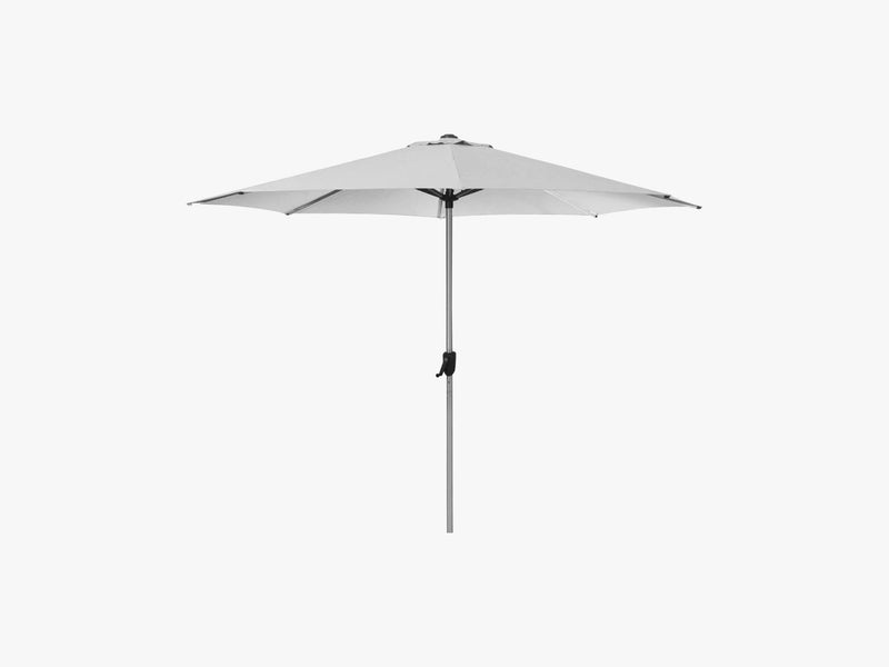 Sunshade Parasol M/Krank - Dia 3 M, White