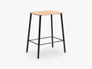 Adam Stool H50, Matt Black Leather